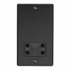 Revive Lighting Revive Shaver Socket Matt Black/Black