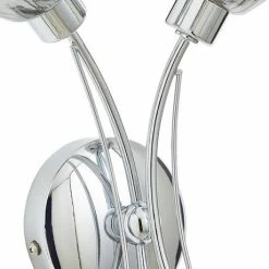 Revive Lighting Revive Chrome/Smoked Glass 2-Light Wall Light -Revive Lighting Shop RV03853C D2 460