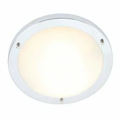 Revive Lighting Revive Chrome 2 X E27 Large Flush Ceiling Light