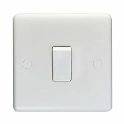 Revive Lighting Revive Single Light Switch - White