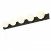 Revive Lighting Revive Matt Black Hollywood 5-Light Wall Light