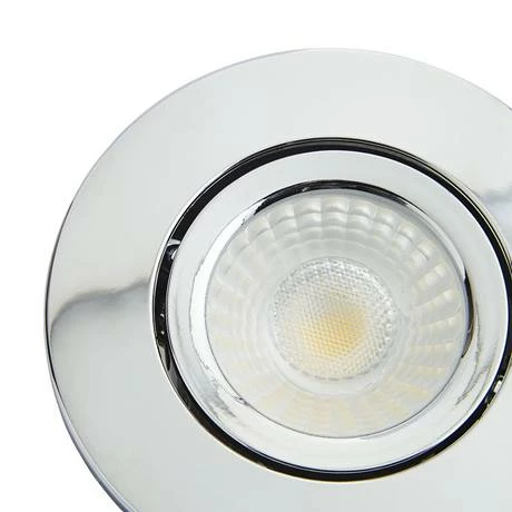 Revive Lighting 6 X Revive IP65 Chrome Round LED Fire-Rated Bathroom Downlights 3 Revive Lighting 6 X Revive IP65 Chrome Round LED Fire-Rated Bathroom Downlights - Image 3