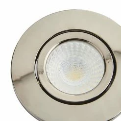 Revive Lighting Revive Black Chrome IP65 LED Fire-Rated Tiltable Downlight -Revive Lighting Shop RV175BCH D2 460