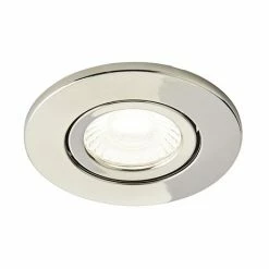 Revive Lighting Revive Satin Nickel IP65 LED Fire-Rated Tiltable Downlight