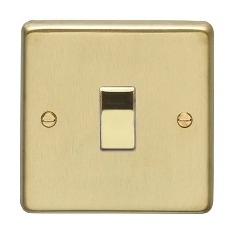 Revive Lighting Revive Single Light Switch - Brushed Brass 1 Revive Lighting Revive Single Light Switch - Brushed Brass