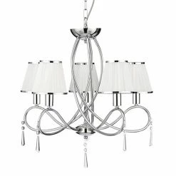 Revive Lighting Revive Chrome Ceiling Light - 5 Lights