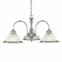 Revive Lighting Revive Glass Diner Light Fitting - 3 Light