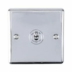 Revive Lighting Revive Single Toggle Light Switch - Polished Chrome