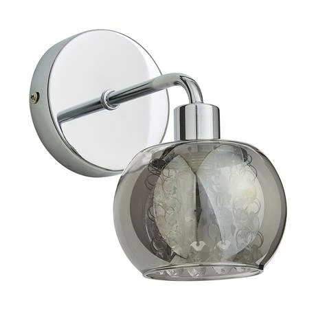 Revive Lighting Revive Chrome/Smoked Glass Bathroom Wall Light 2 Revive Lighting Revive Chrome/Smoked Glass Bathroom Wall Light - Image 2