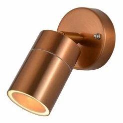 Revive Lighting Revive Outdoor Copper Adjustable Wall Spotlight