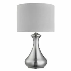 Revive Lighting Revive Silver Bedside Touch Lamp