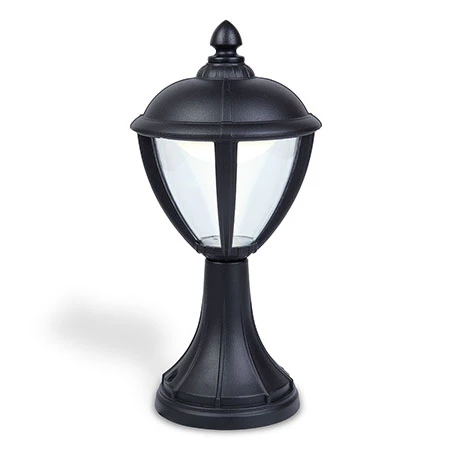 Revive Lighting Revive Outdoor Matt Black LED Pedestal Lantern 1 Revive Lighting Revive Outdoor Matt Black LED Pedestal Lantern