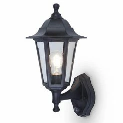 Revive Lighting Revive Outdoor Coast PIR Black Up Lantern