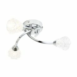 Revive Lighting Revive Chrome 3-Light Bathroom Ceiling Light