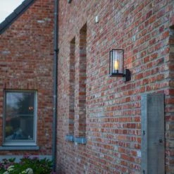 Revive Lighting Revive Outdoor Matt Black Frame Wall Light -Revive Lighting Shop RV2888 D2 460