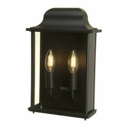 Revive Lighting Revive Outdoor Slim Black Wall Lantern -Revive Lighting Shop RV2960 D2 460