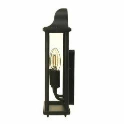 Revive Lighting Revive Outdoor Slim Black Wall Lantern -Revive Lighting Shop RV2960 D3 460