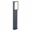 Revive Lighting Revive Outdoor PIR Square Anthracite Bollard Light