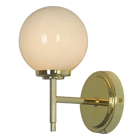 Revive Lighting Revive Brass 1 Light Bathroom Wall Light 1 Revive Lighting Revive Brass 1 Light Bathroom Wall Light