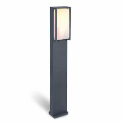 Revive Lighting Revive Smart Outdoor Square Dark Grey Bollard Light