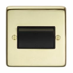 Revive Lighting Revive Fan Isolator Switch Brushed Brass/Black