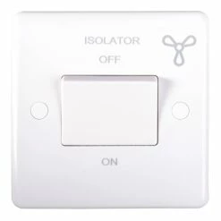 Revive Lighting Revive Fan Isolator Switch White
