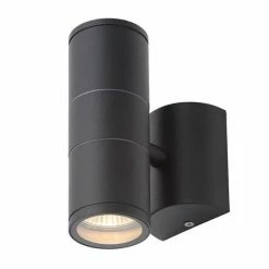 Revive Lighting Revive Outdoor Steel Black Up & Down Wall Light