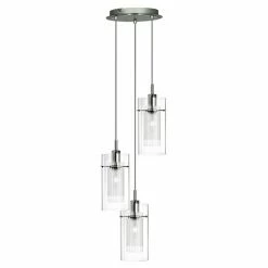 Revive Lighting Revive Multi Drop Glass Pendant Light