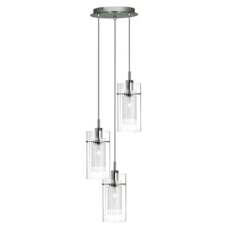 Revive Lighting Revive Multi Drop Glass Pendant Light 1 Revive Lighting Revive Multi Drop Glass Pendant Light