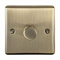 Revive Lighting Revive Single Dimmer Light Switch - Antique Brass
