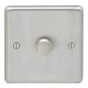 Revive Lighting Revive Single Dimmer Light Switch Satin Steel