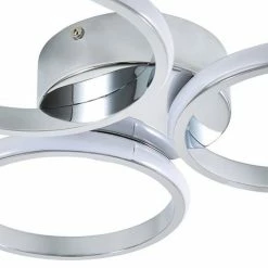 Revive Lighting Revive Chrome 3-Ring LED Bathroom Ceiling Light -Revive Lighting Shop RV36129 D2 460