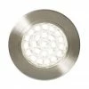 Revive Lighting Revive Round LED Recessed Under Cabinet Light Satin Nickel