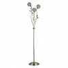 Revive Lighting Revive Antique Brass Floral Floor Lamp
