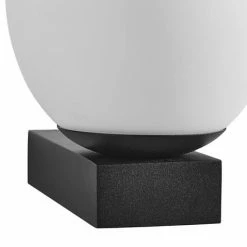 Revive Lighting Revive Black LED Bathroom Wall Light With Opal Glass Shade -Revive Lighting Shop RV375BLK D2 460