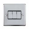 Revive Lighting Revive 3 Way Light Switch - Polished Chrome