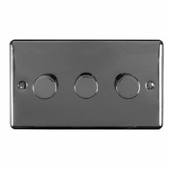 Revive Lighting Revive 3 Way Dimmer Light Switch - Black Nickel