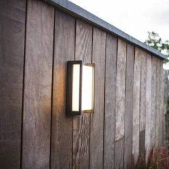 Revive Lighting Revive Smart Outdoor Square Dark Grey Wall Light -Revive Lighting Shop RV4118 D2 460
