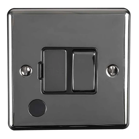 Revive Lighting Revive Switched Fused Spur With Flex Outlet - Black Nickel 1 Revive Lighting Revive Switched Fused Spur With Flex Outlet - Black Nickel