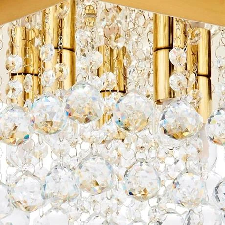 Revive Lighting Revive Brass 5 Light Square Flush Bathroom Ceiling Light 2 Revive Lighting Revive Brass 5 Light Square Flush Bathroom Ceiling Light - Image 2