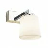 Revive Lighting Revive Chrome Bathroom Wall Light With Opal Glass Shade