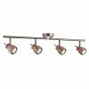 Revive Lighting Revive Copper Spotlight Bar - 4 Light Split