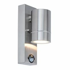 Revive Lighting Revive Outdoor PIR Modern Stainless Steel Wall Down Light