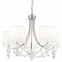 Revive Lighting Revive Chrome Ceiling Chandelier - 5 Light