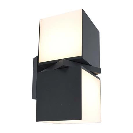 Revive Lighting Revive Outdoor Twin Rotatable Dark Grey Wall Light 2 Revive Lighting Revive Outdoor Twin Rotatable Dark Grey Wall Light - Image 2