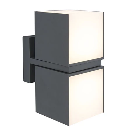 Revive Lighting Revive Outdoor Twin Rotatable Dark Grey Wall Light 1 Revive Lighting Revive Outdoor Twin Rotatable Dark Grey Wall Light