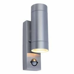 Revive Lighting Revive Outdoor PIR Modern Stainless Steel Up & Down Wall Light -Revive Lighting Shop RV5510 D4 460