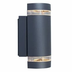 Revive Lighting Revive Outdoor Up & Down Dark Grey Wall Light