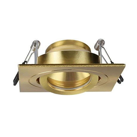 Revive Lighting Revive IP65 Satin Brass Square Tiltable Bathroom Downlight 1 Revive Lighting Revive IP65 Satin Brass Square Tiltable Bathroom Downlight