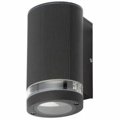 Revive Lighting Revive Outdoor Black Ridged Single Downlight 5 Revive Lighting Revive Outdoor Black Ridged Single Downlight -Revive Lighting Shop RV593BLK D1 460